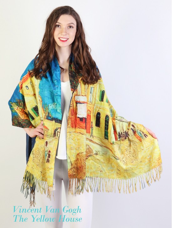 Oil Painting Design Fashion Scarf